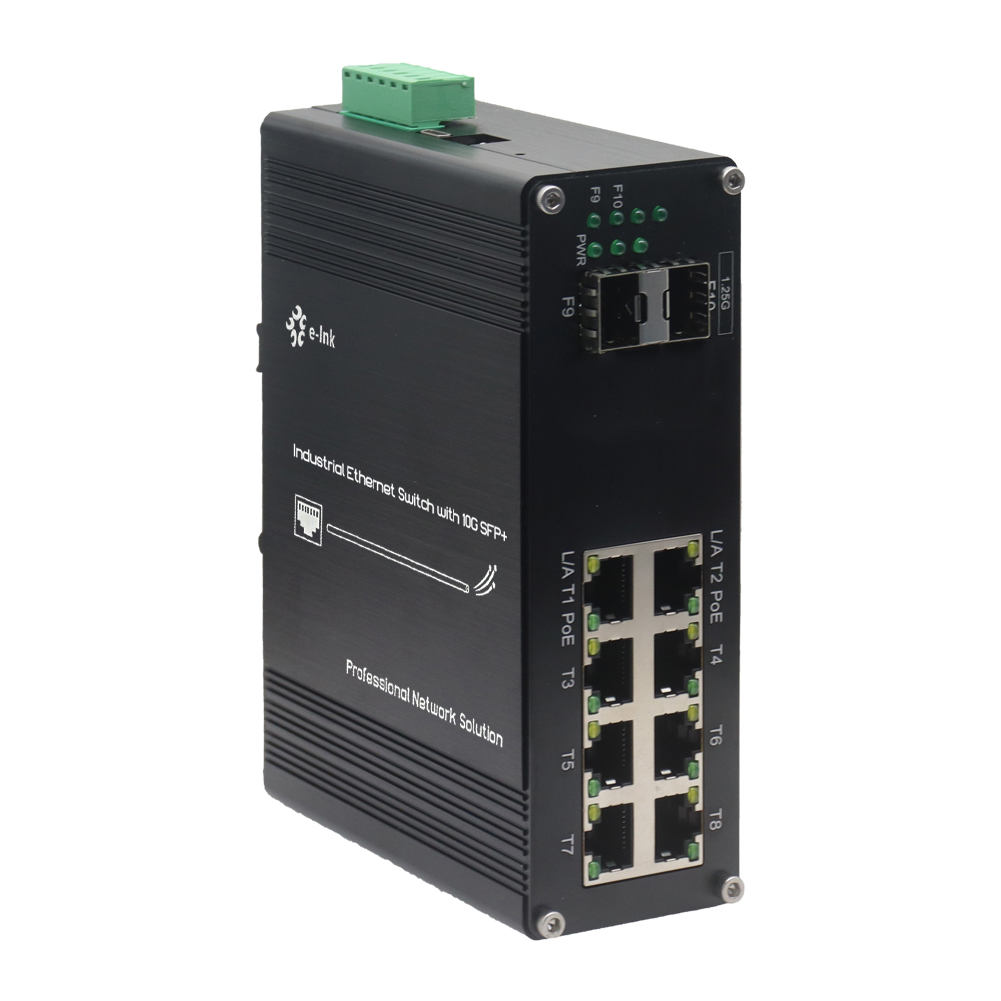 Switch industrial de fibra poe - Managed Gigabit Poe Switch 8 Port 802.3At avaliação e preço